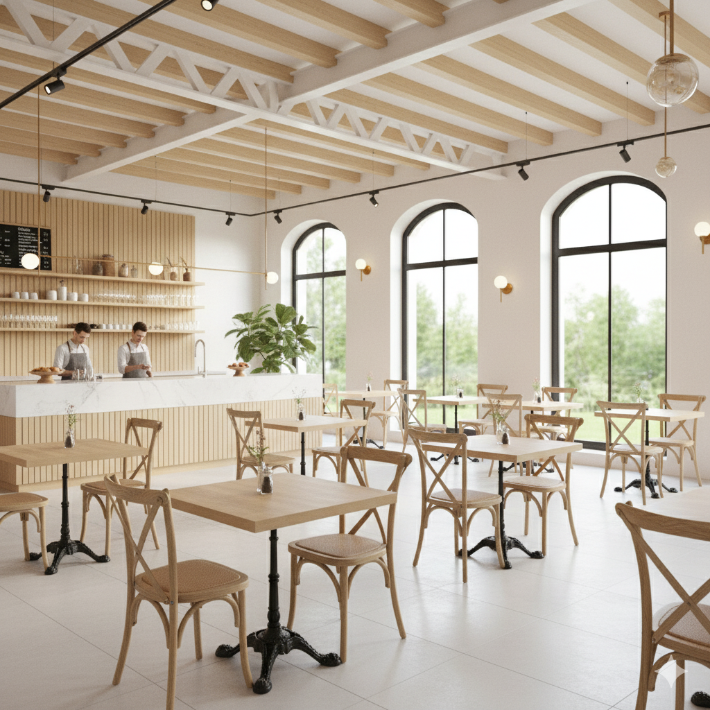 Sawcut Oak bordplade firkantet DuroLight