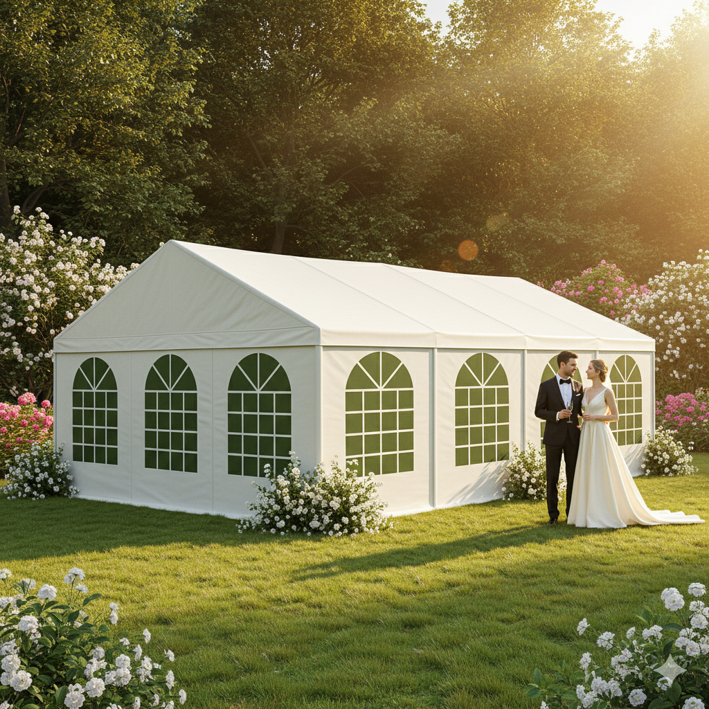 Start sector SEMI-PRO 6x4m including sides, canopy and gable