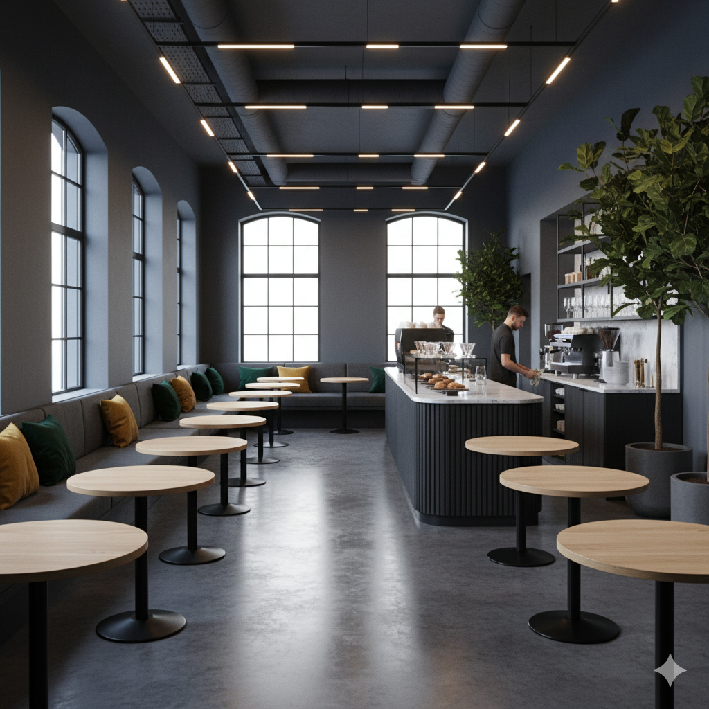 Sawcut Oak bordplade rund Lamidur