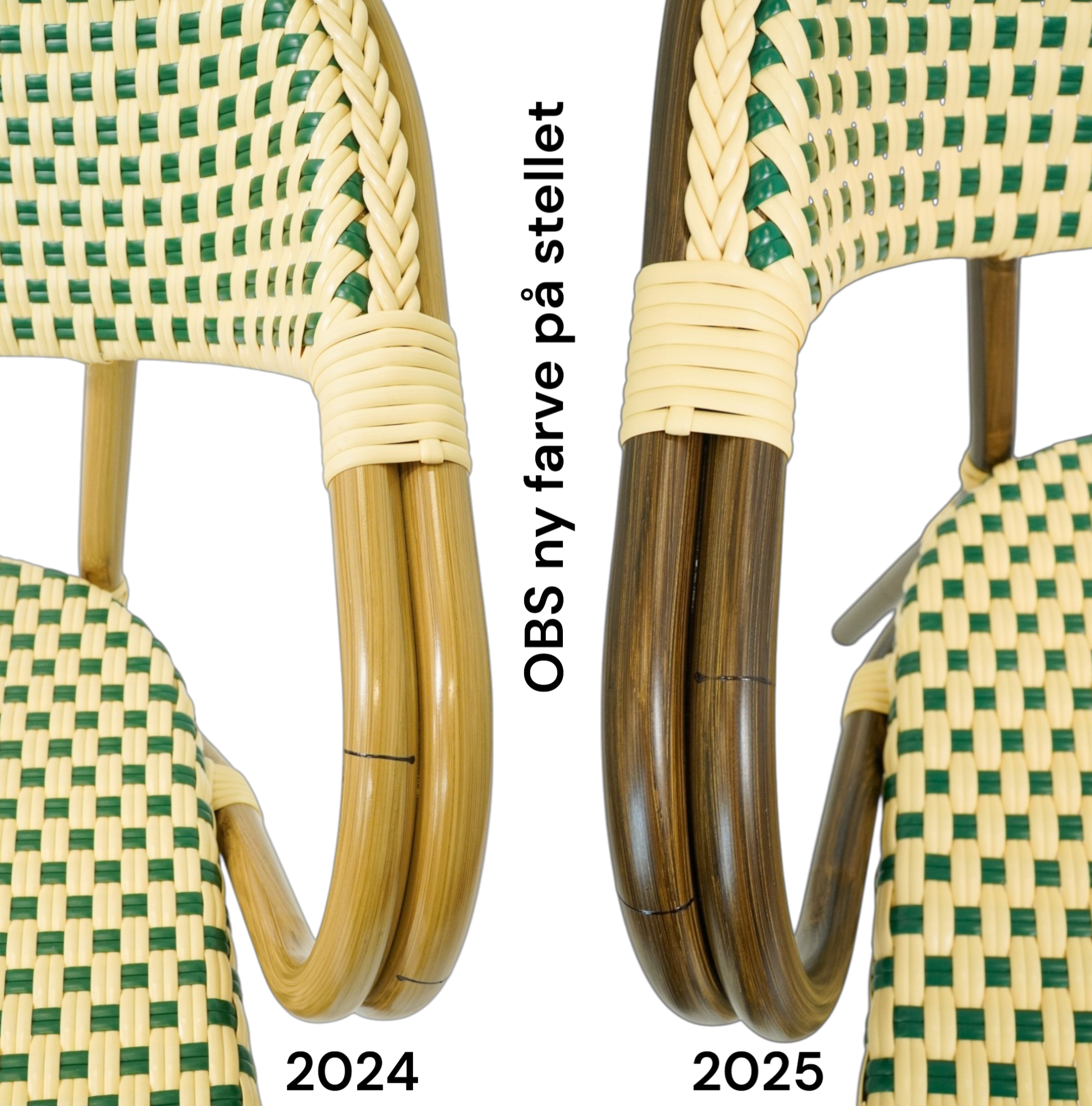 Paris - Cafe chair with armrests - Woven