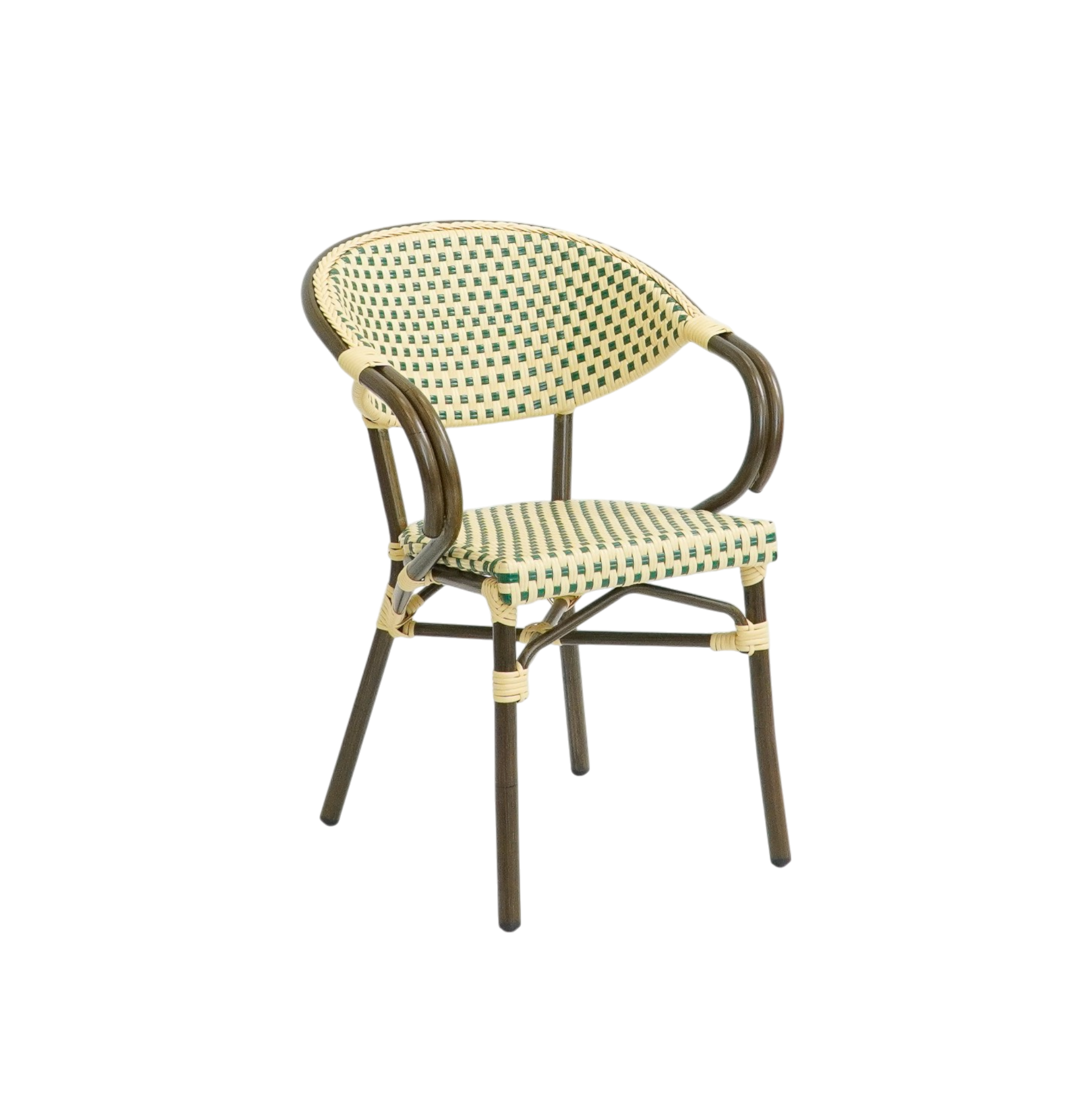 Paris - Cafe chair with armrests - Woven