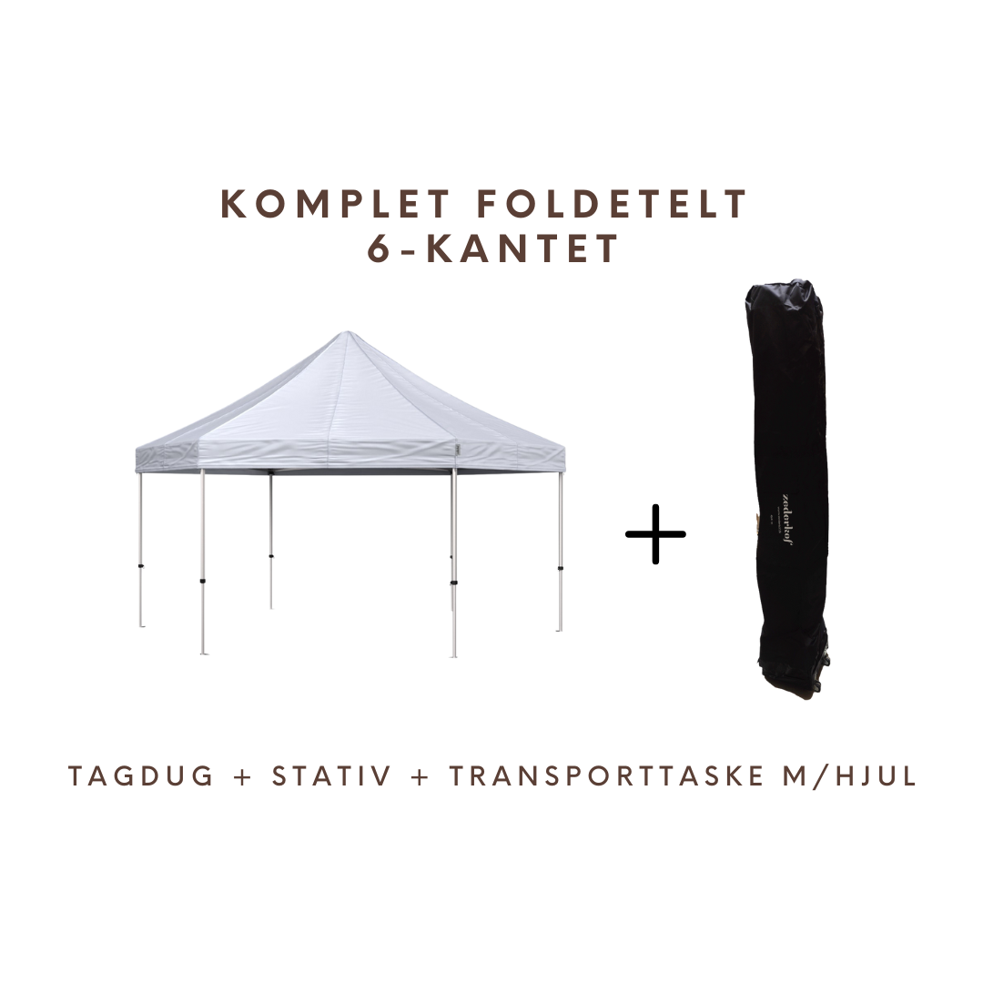 Standup Tent Complete 6-sided, HEXA 40mm