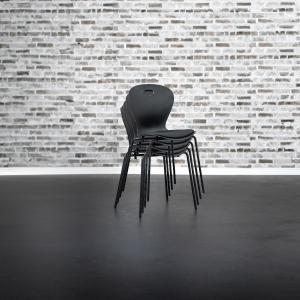 Conference chair KAROLINE with cushion, 4-pack