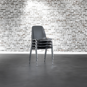 Canteen chair Bertram stacking chair, 4-pack