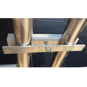 Brackets for railing, for Z-Stage Stage Module