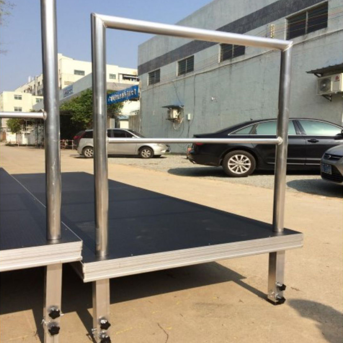 Railings for Z-Stage Stage Module 1x2m