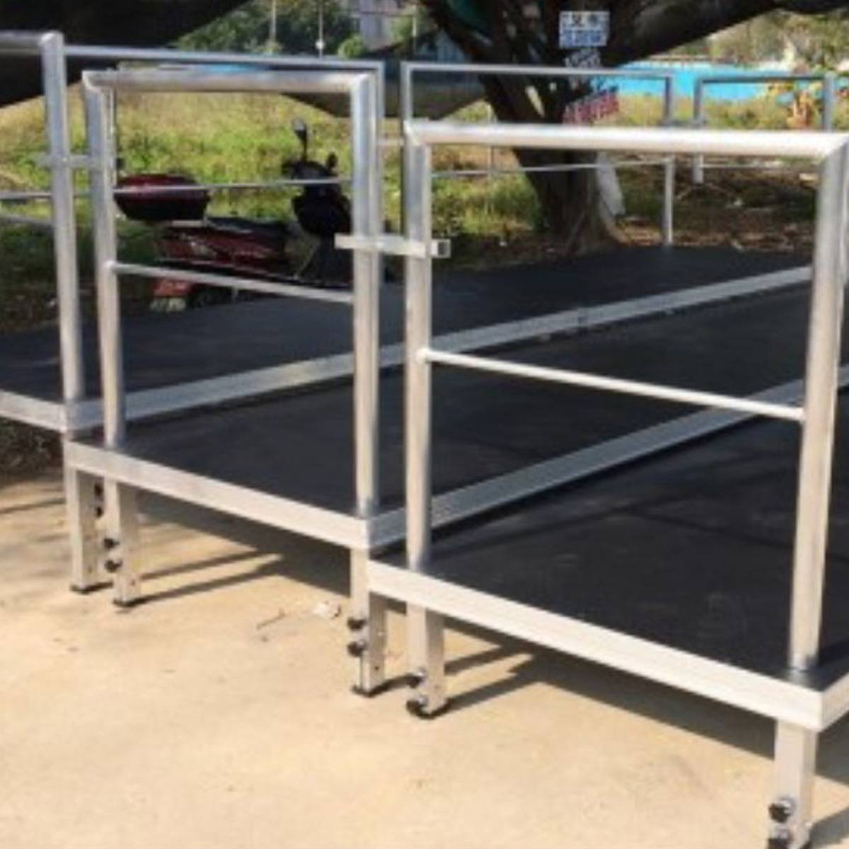 Railings for Z-Stage Stage Module 1x2m