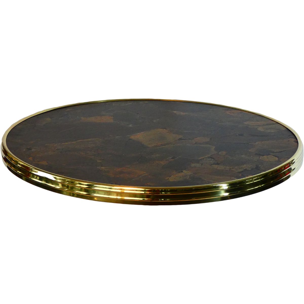 WERZALIT- Bistro exclusive with brass edge Ø60