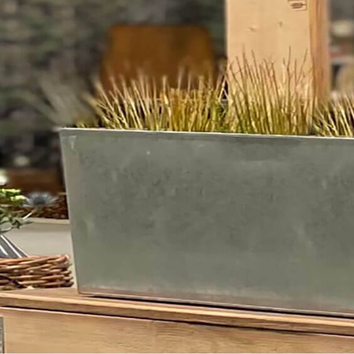 Galv. Rectangular Plant Tray (for rectangular Box)