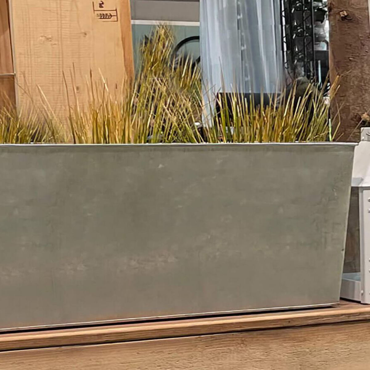 Galv. Rectangular Plant Tray (for rectangular Box)