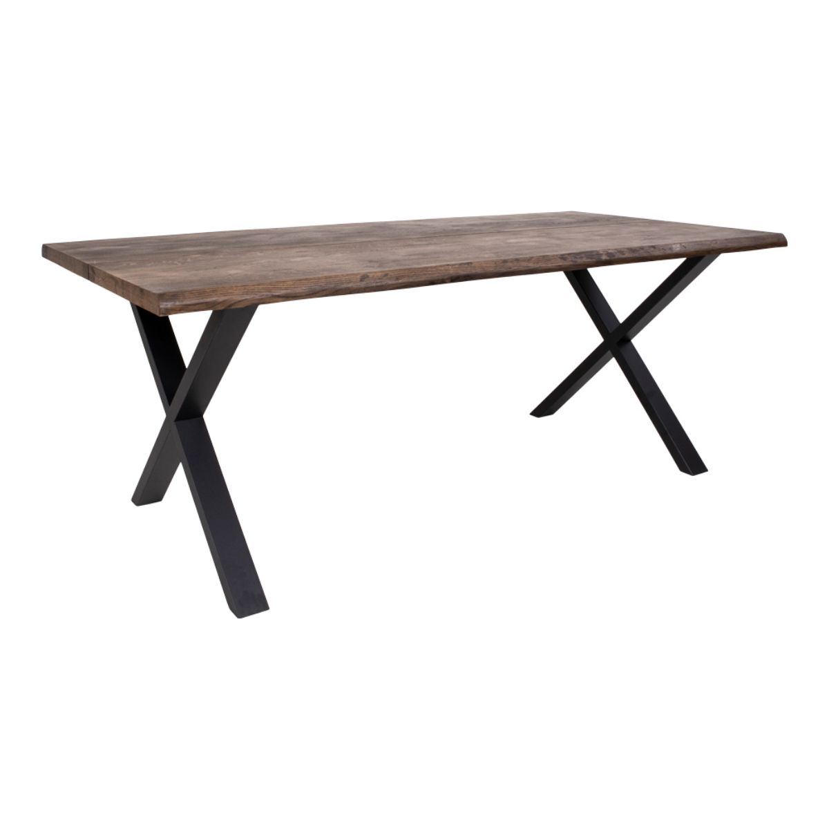 Toulon Restaurant table smoked oiled oak, wavy edge