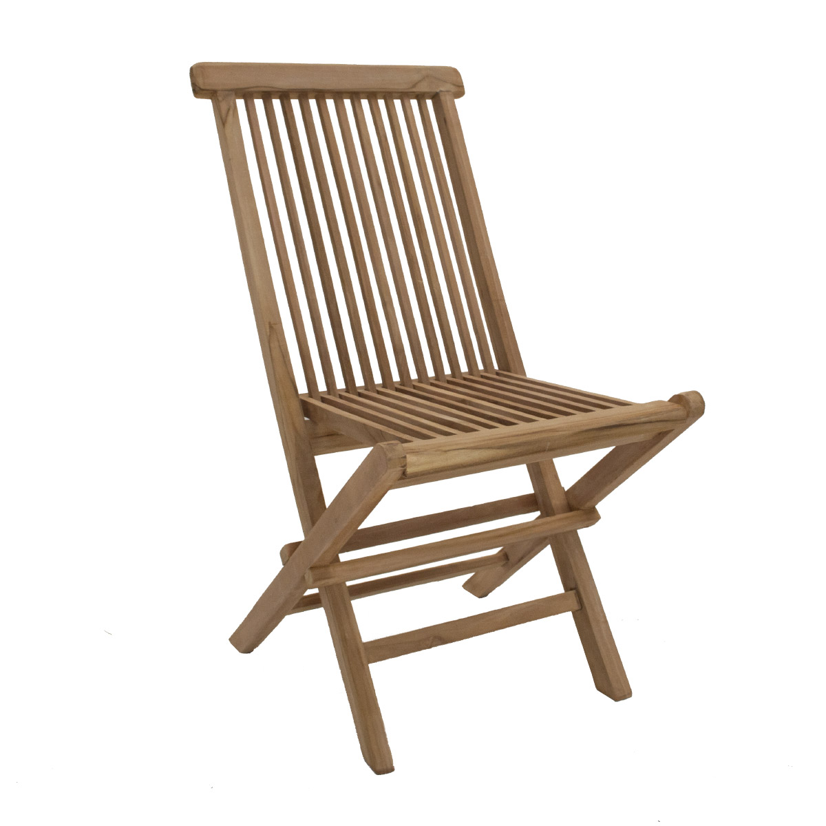 Teak foldable chair