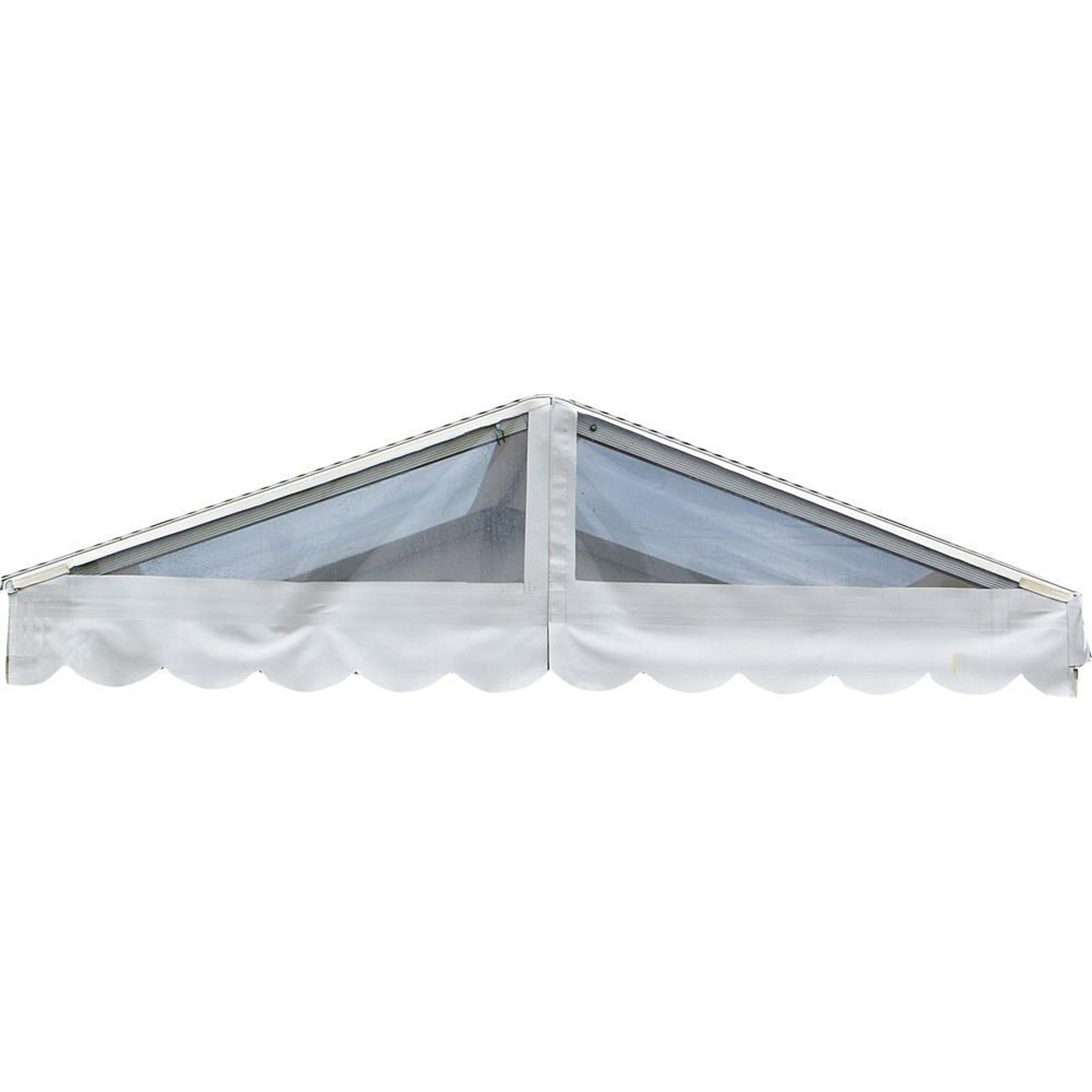 Gable triangle panorama 12 meters, v. PVC