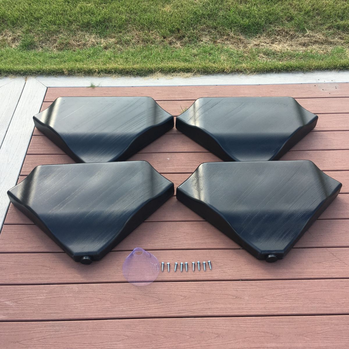 Weight set for Roma Hanging Parasol 4-pack