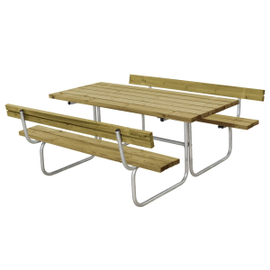Classic Table/Bench Set with 2 Backrests
