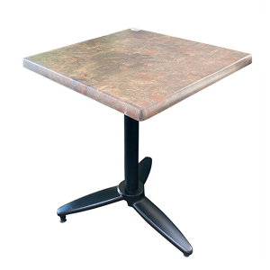 WERZALIT - Rust brown square table top