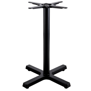 Pisa 4 base black with FLAT adjustable feet