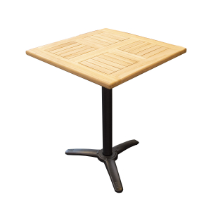 TEAK bordplade firkantet