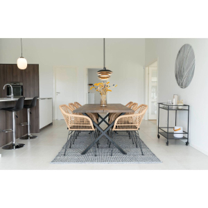 Trieste chair with black cushion