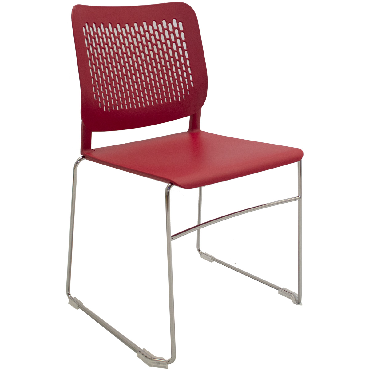 Carla stacking chair with armrests