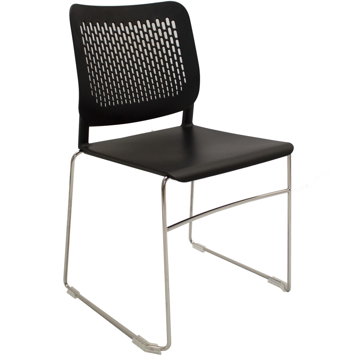 Carla stacking chair with armrests