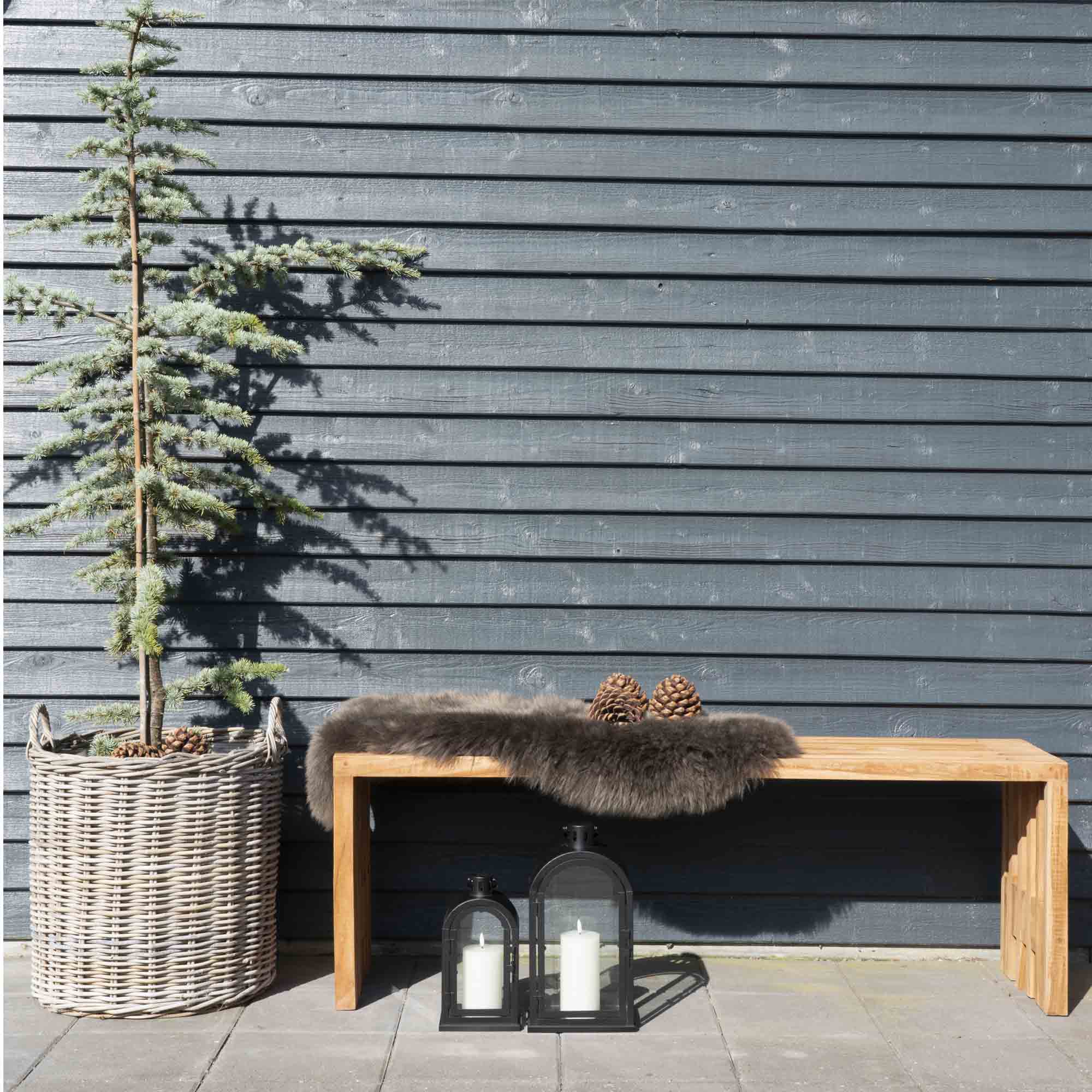 Teak bench - 140x35 cm