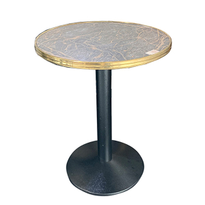 WERZALIT - Sienna bordplade messingkant rund