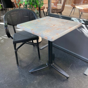 WERZALIT - Rust silver table top square