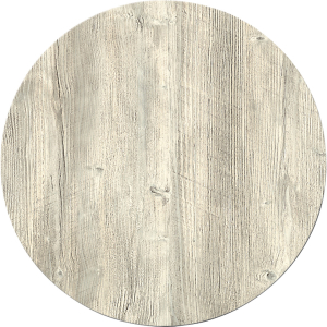 WERZALIT - Carino Wood White round tabletop