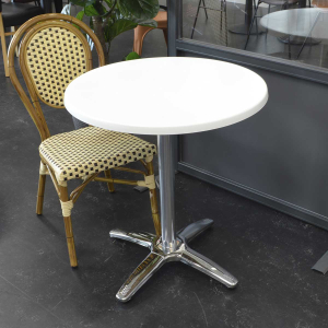 WERZALIT - Hvid bordplade rund