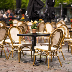 WERZALIT - Sort bordplade firkantet