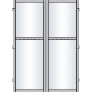 UP & DOWN module door double 150x195 cm