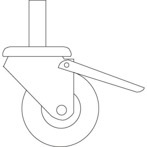 Self-locking wheels