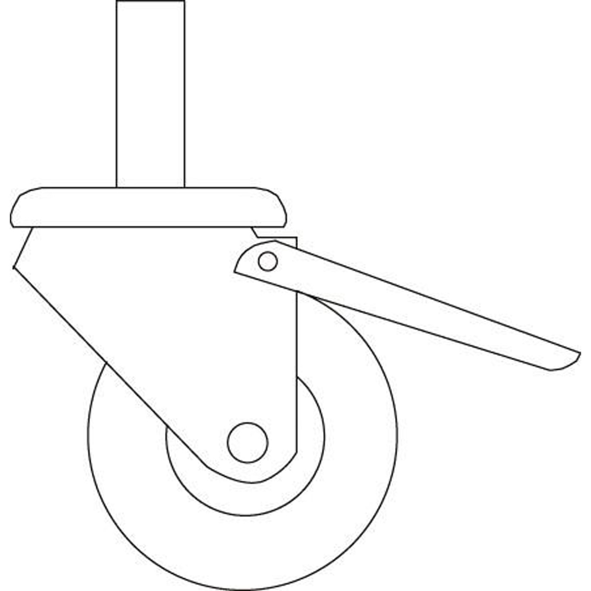 Self-locking wheels