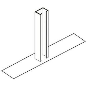 Floor support flat screening