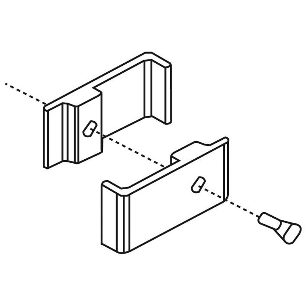 Collection bracket screening Gray
