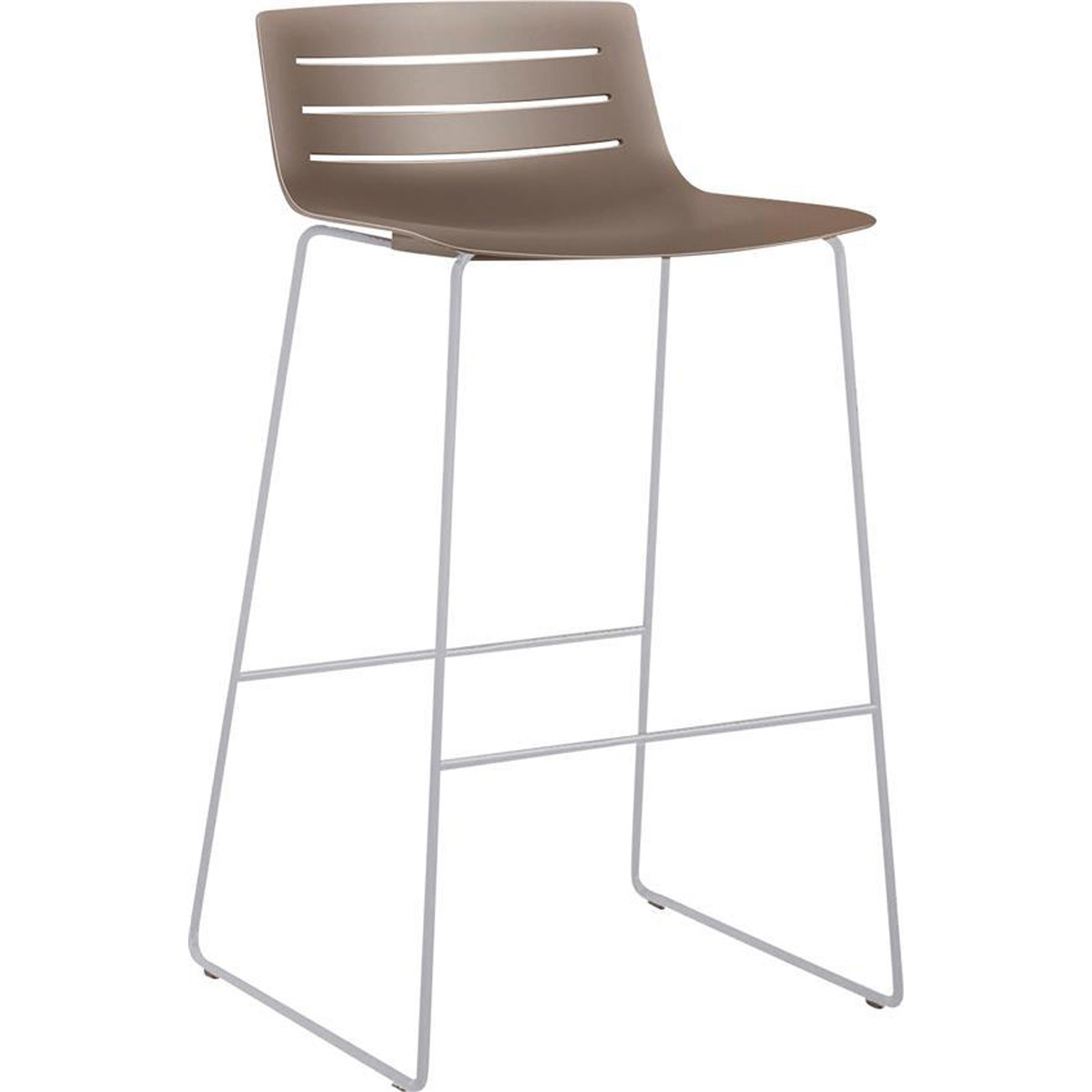 SKIN bar stool with a seat height of 73cm
