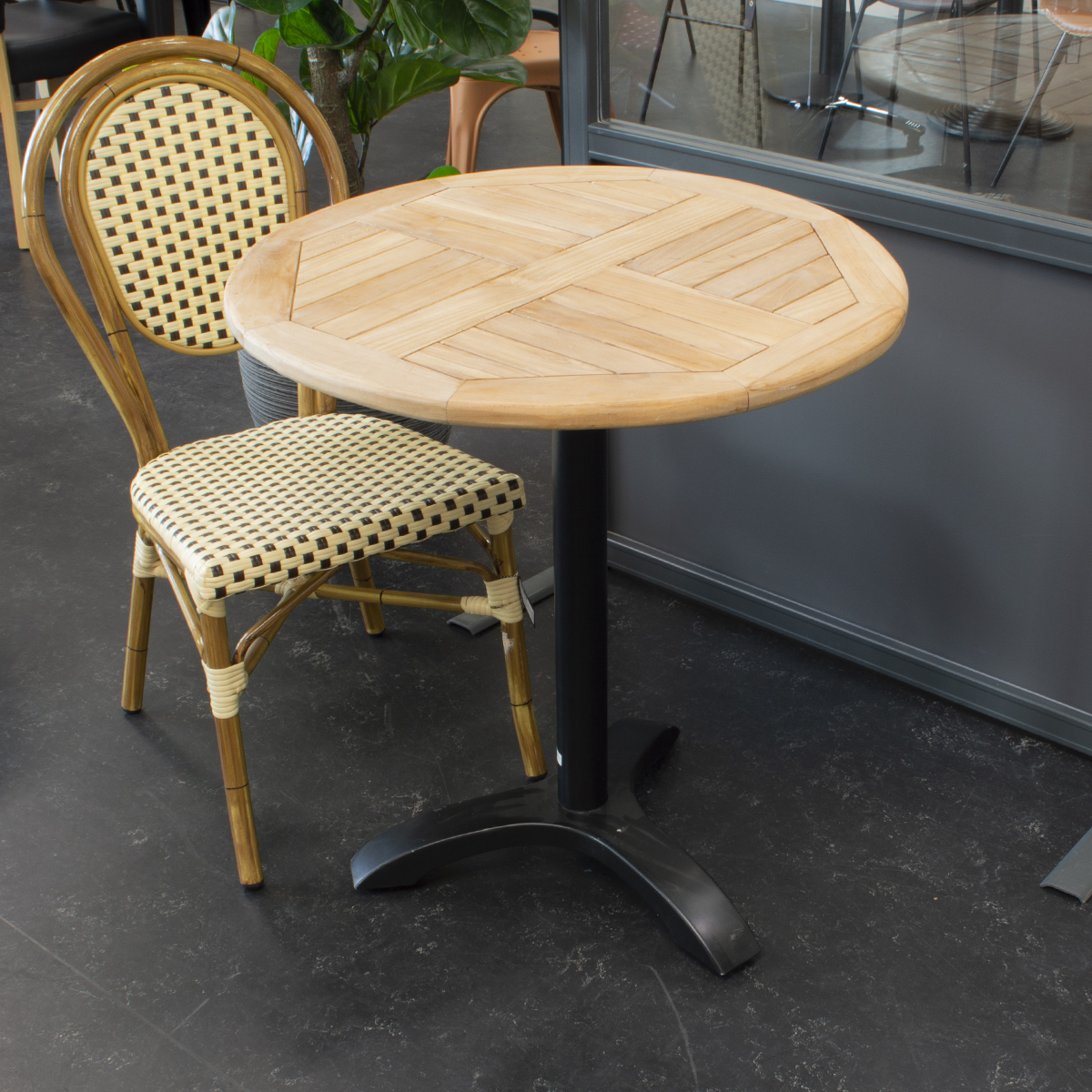 TEAK table top Round