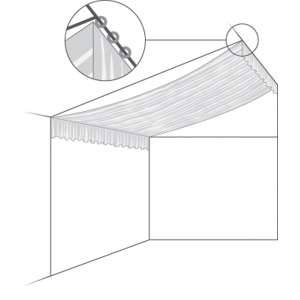 Roof piece 6m rafted
