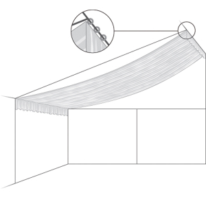 Roof piece 12m rafted