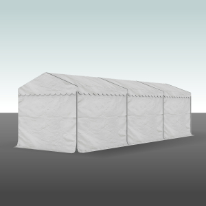 Partytelt Komplet 3 x 9 mtr. HVID