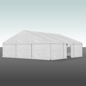 Partytelt Komplet 9 x 9 mtr. HVID