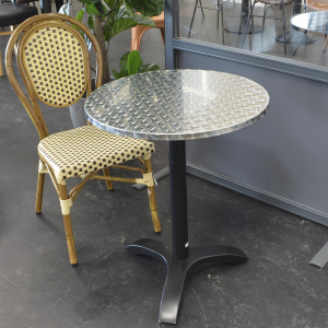 INOX bordplade - rund