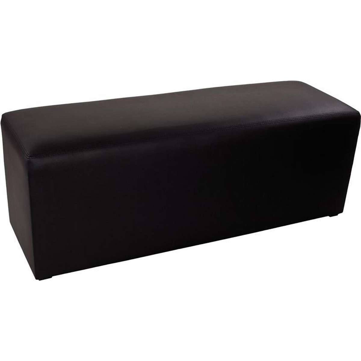 PUF bench black 120x38x45cm