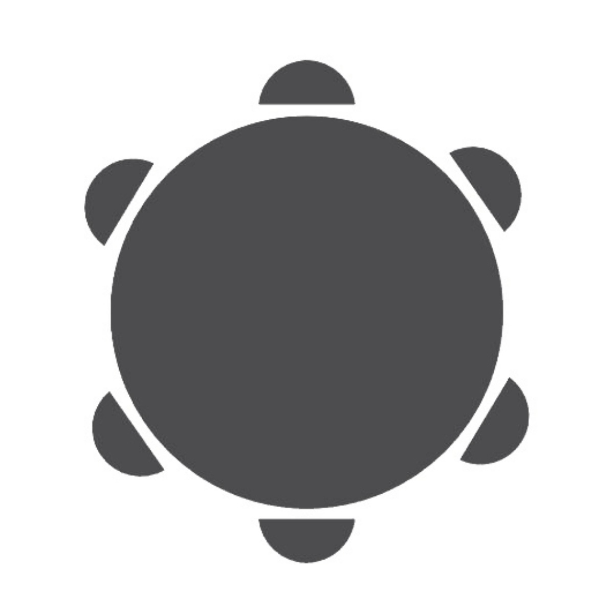 Zown New Classic – rundt klapbord Planet Ø120 cm