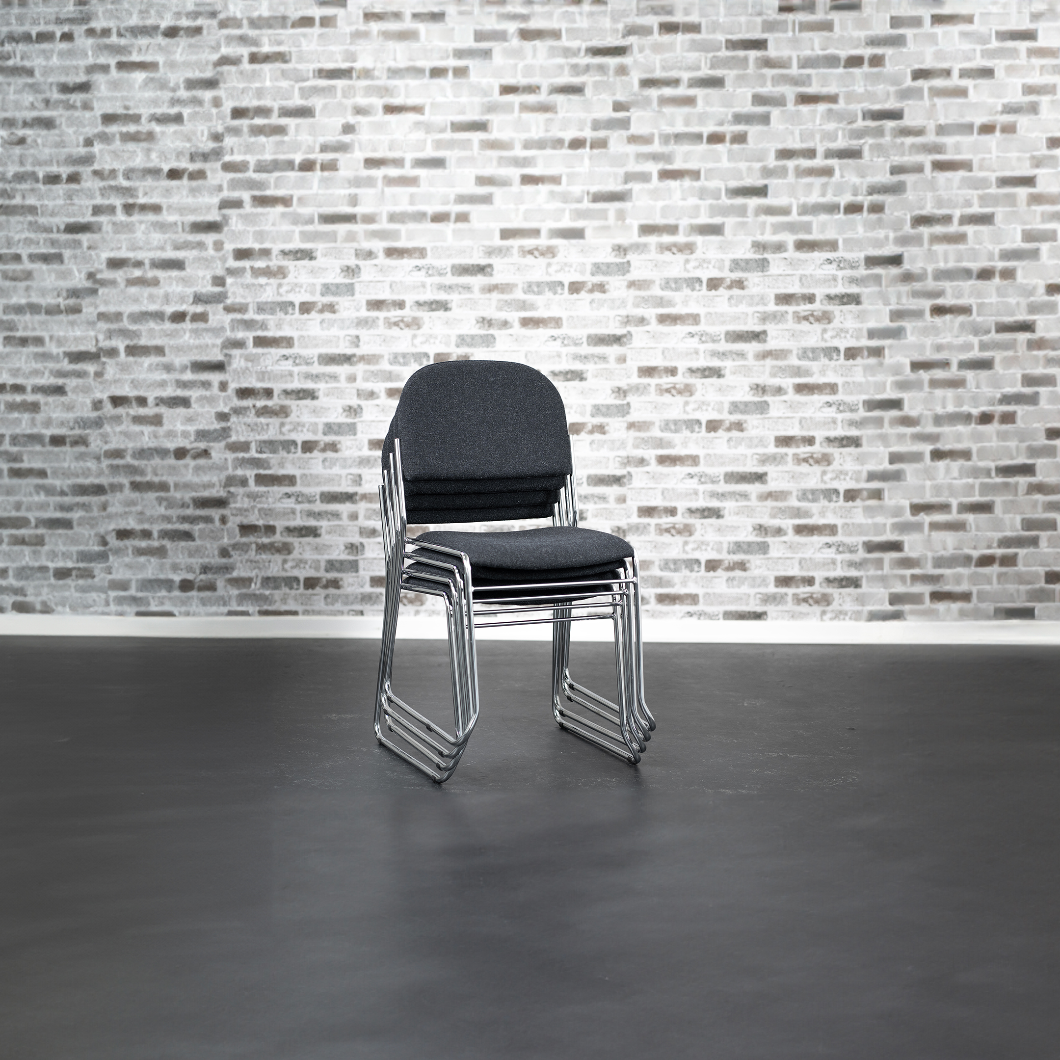 Conference chair Trend with padding, 4-pack