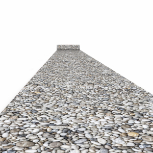 Exhibition carpet with print in needle felt - 2x50m