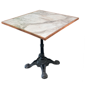 WERZALIT - Marble Almeria tabletop copper edge
