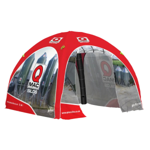 Page with roll-up door for Air Cover Tents 5x5m
