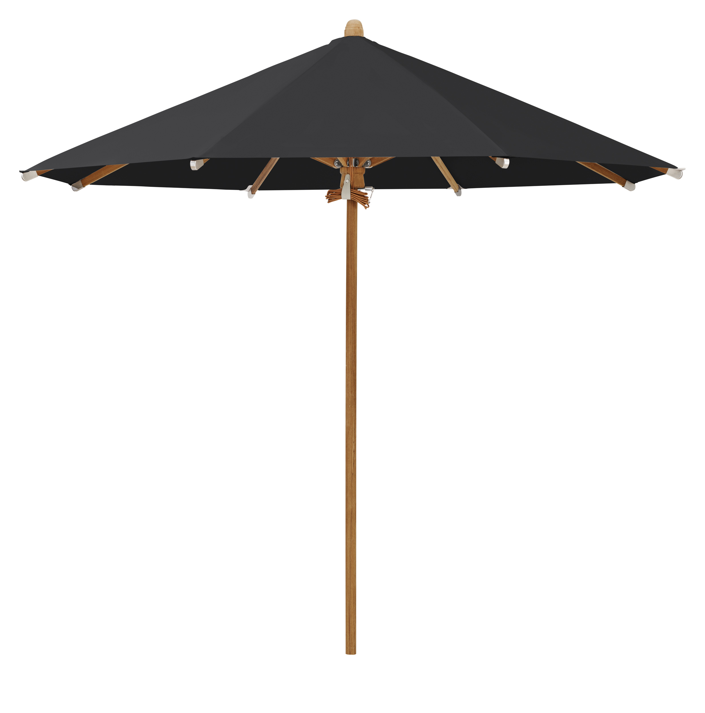 Teakwood Wooden Parasol Ø300cm without valance